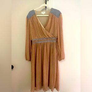 Long Sleeve Empire Waist Dress
